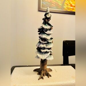 Dept 56 Village Pole Pine Tree 8 inch